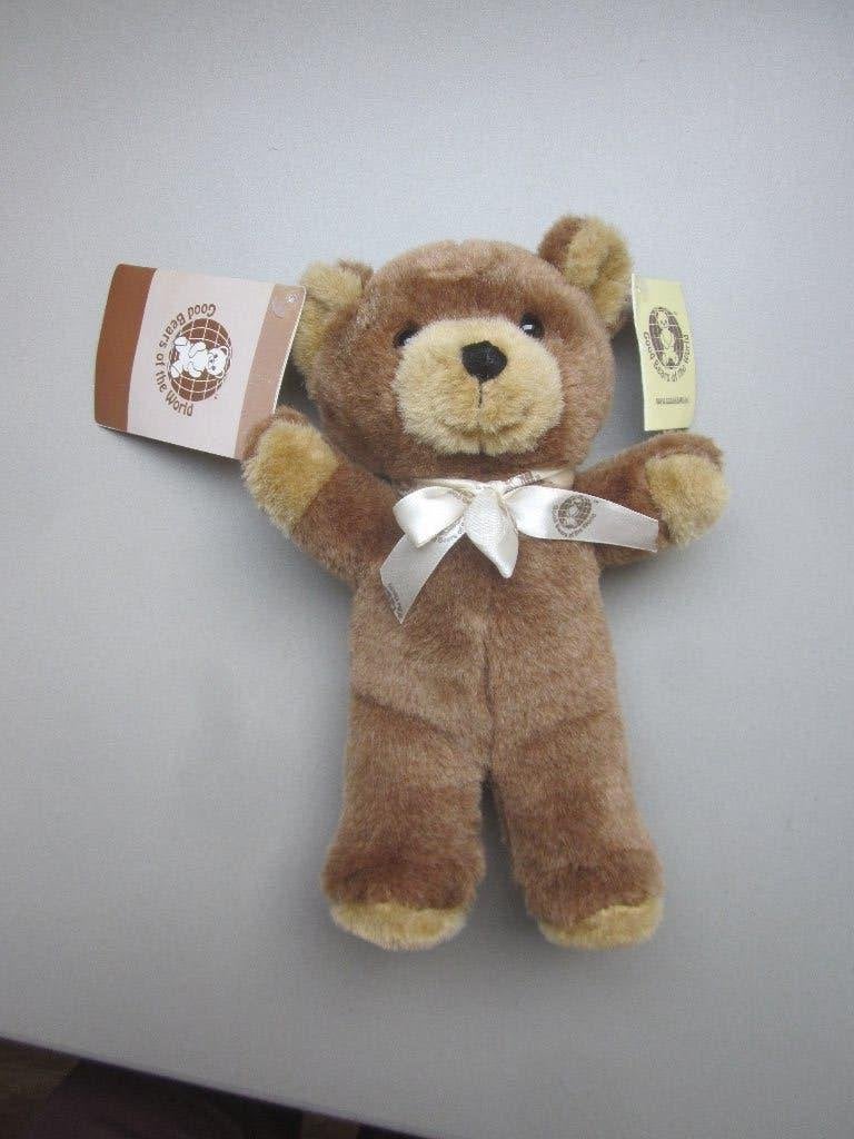 Good Bears of the World 1 bruine en 1 lichtbruine beer knuff, Overige merken, Overige karakters, Beer, Nieuw