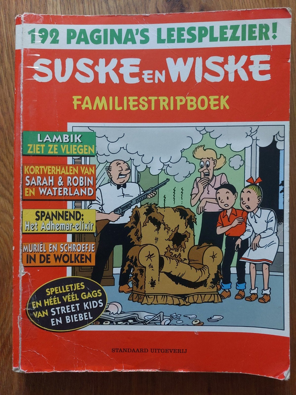 Suske en Wiske Familiestripboek - 192 Pagina's Leesplezier!, Eén stripboek, Ophalen of Verzenden, Gelezen