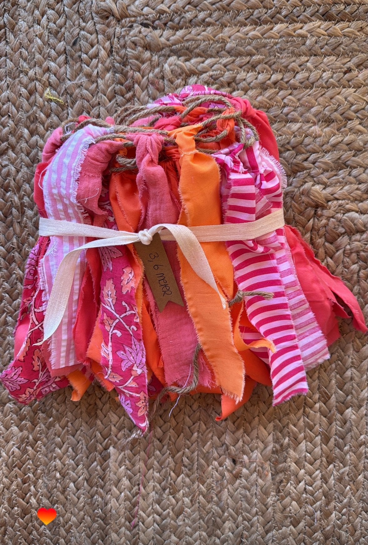 Lintjes slinger roze oranje, Ophalen of Verzenden, Nieuw