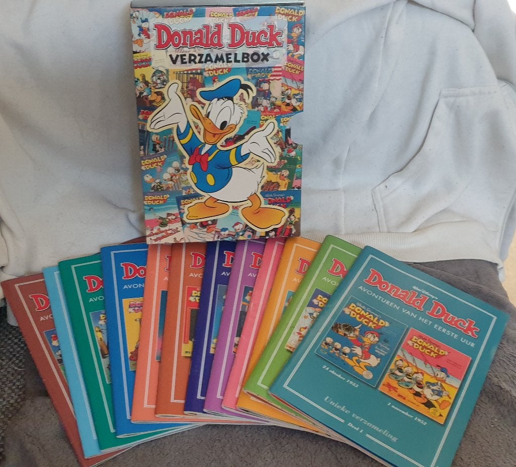 Donald Duck stripboeken. Zie foto's en info., Meerdere stripboeken, Ophalen of Verzenden, Gelezen