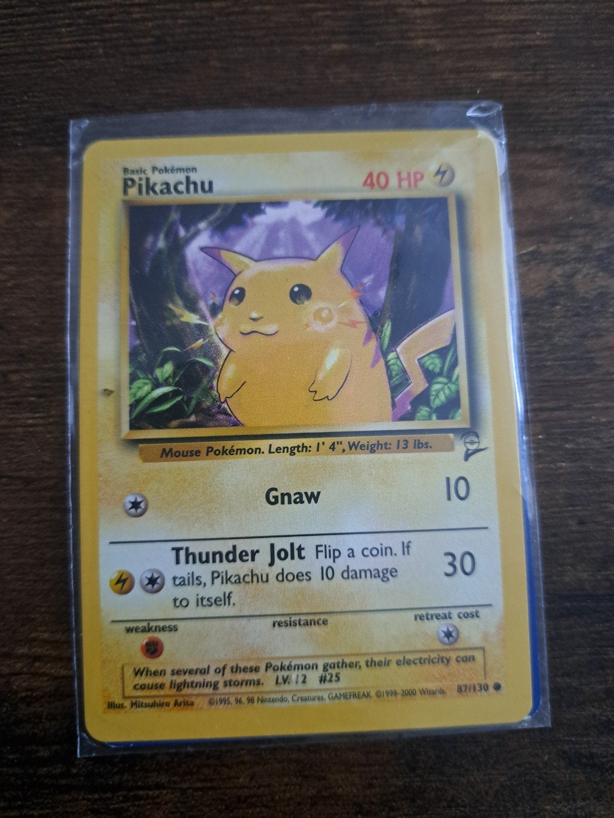 Pikachu Pokémon kaart 87/130 (1995-2000 Wizards), Ophalen of Verzenden