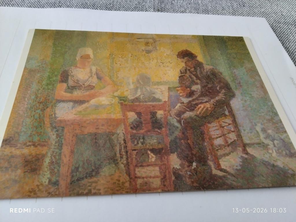 Kunstschilder jan Toorop 1858/1928. Details zie Foto's., Ophalen of Verzenden