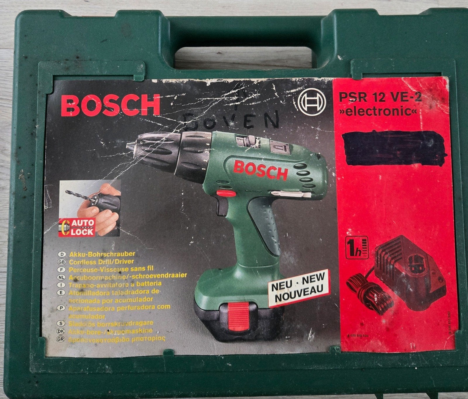 Bosch boormachine, Ophalen, Boormachine