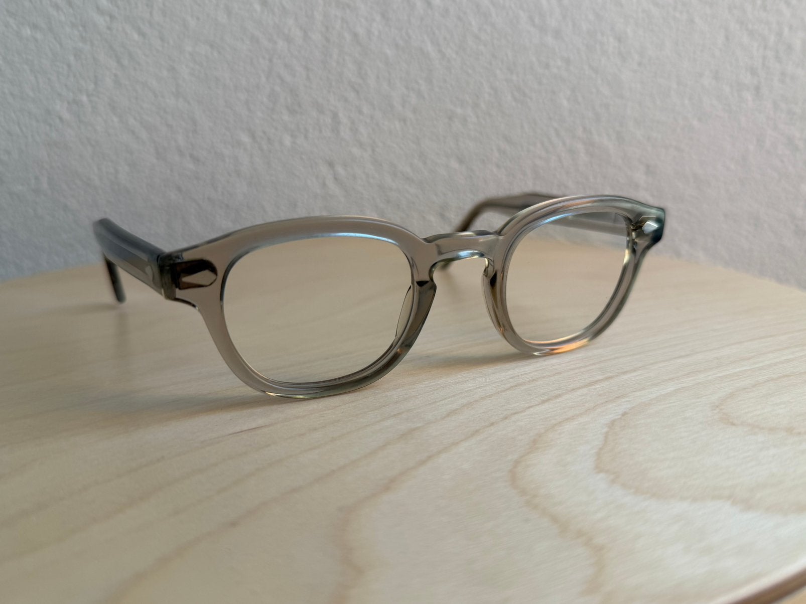 Prachtige Moscot Lemtosh Light Grey Maat 44 Bril, Overige merken, Ophalen of Verzenden, Zo goed als nieuw, Grijs