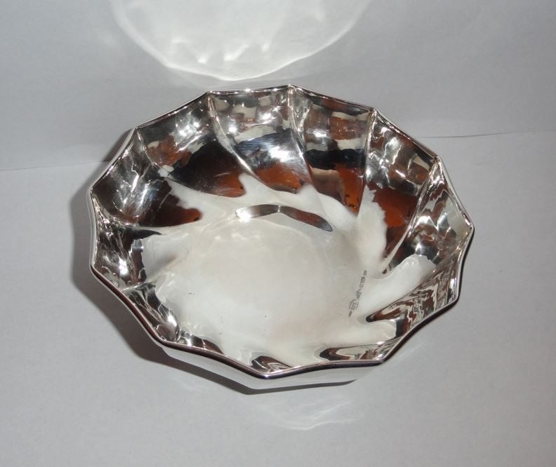 Schaaltje 925 zilver Bonbonschaaltje Snoep Zaramella Italy, Antiek en Kunst, Ophalen of Verzenden, Zilver