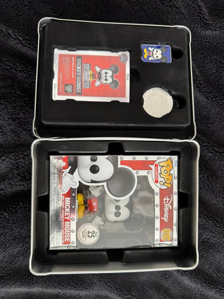 Funko Pop! Classics Mickey Mouse 25th Anniversary set, Ophalen of Verzenden, Mickey Mouse, Zo goed als nieuw, Beeldje of Figuurtje
