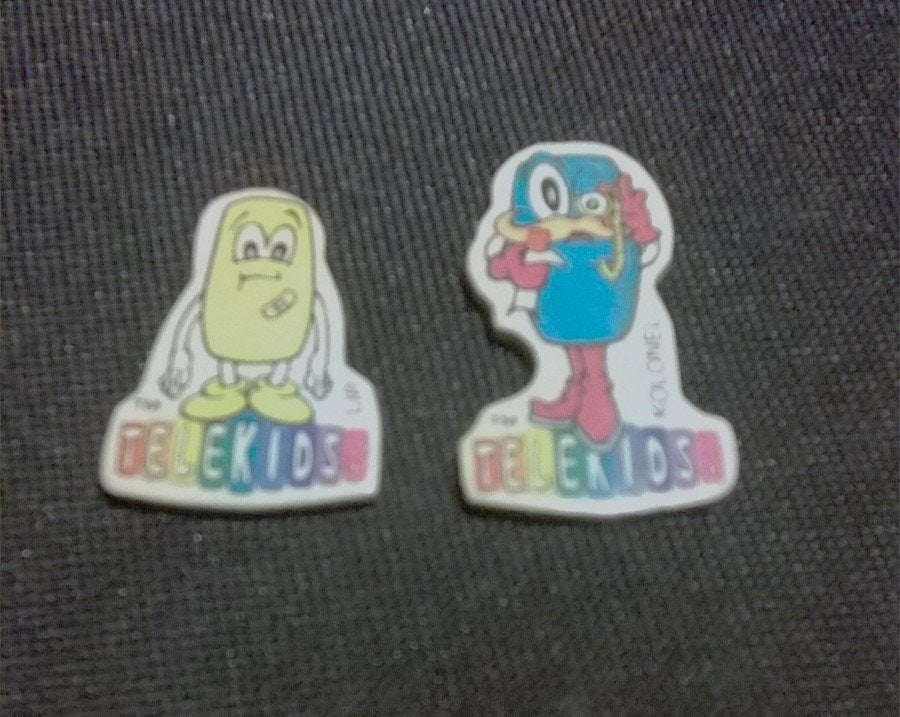 Magneetjes Telekids 2 stuks 04062409, Ophalen of Verzenden, Nieuw, Tv, Overige typen