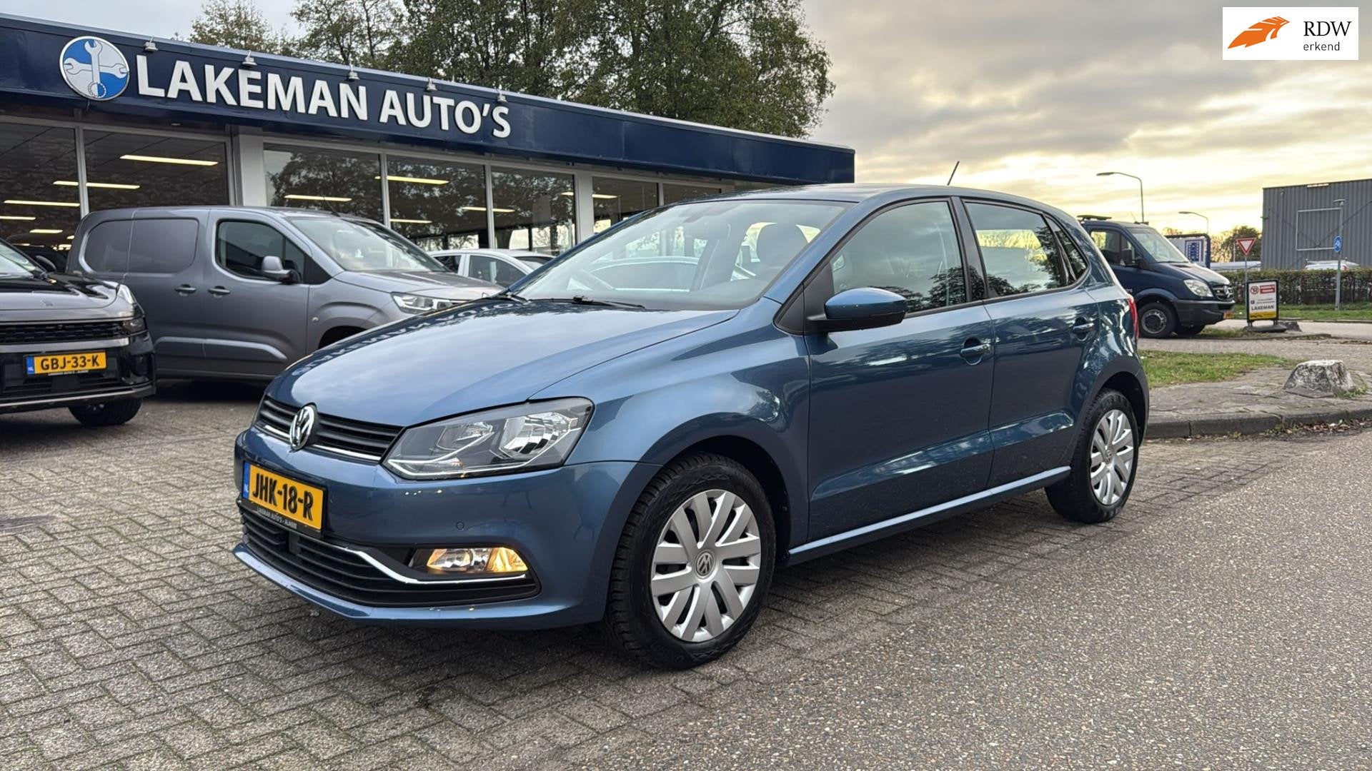 Volkswagen POLO 1.2 TSI BlueMotion Edition Huurkoop Inruil A, Auto's, Gebruikt, Euro 6, 4 cilinders, Blauw