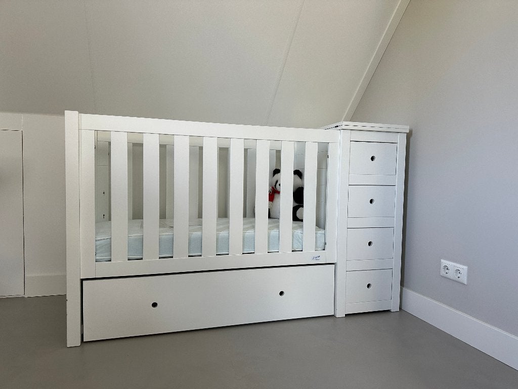 Holland Meubel Paso Doble, combi ledikant en commode, IZGST, Ophalen, Gebruikt, Ledikant