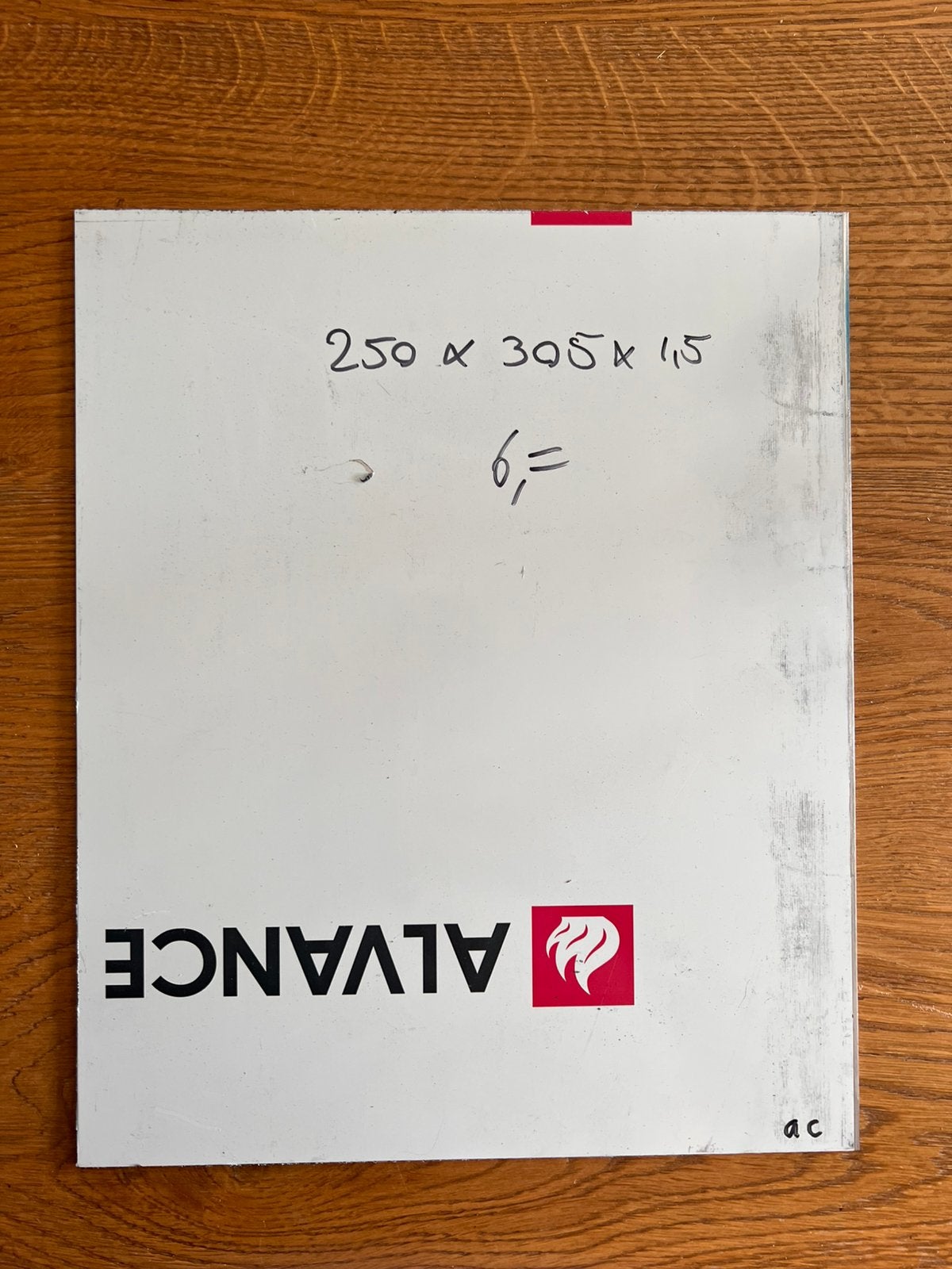 Massief aluminium plaat, Ophalen of Verzenden, Nieuw