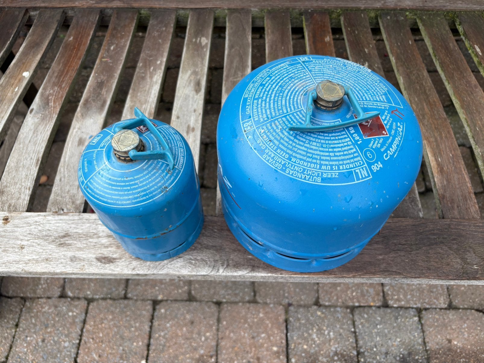 Twee camping gasflessen 901 en 904, Ophalen of Verzenden