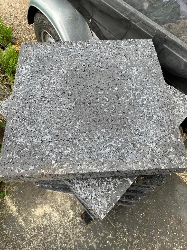 12 Schellevis oud hollandse betontegels, Ophalen, Zo goed als nieuw, Beton, Terrastegels