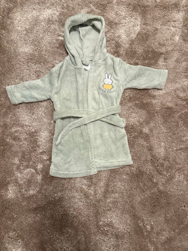 Nijntje baby badjas - Zachtgroen - One Size, Ophalen, Zo goed als nieuw, Jongetje of Meisje