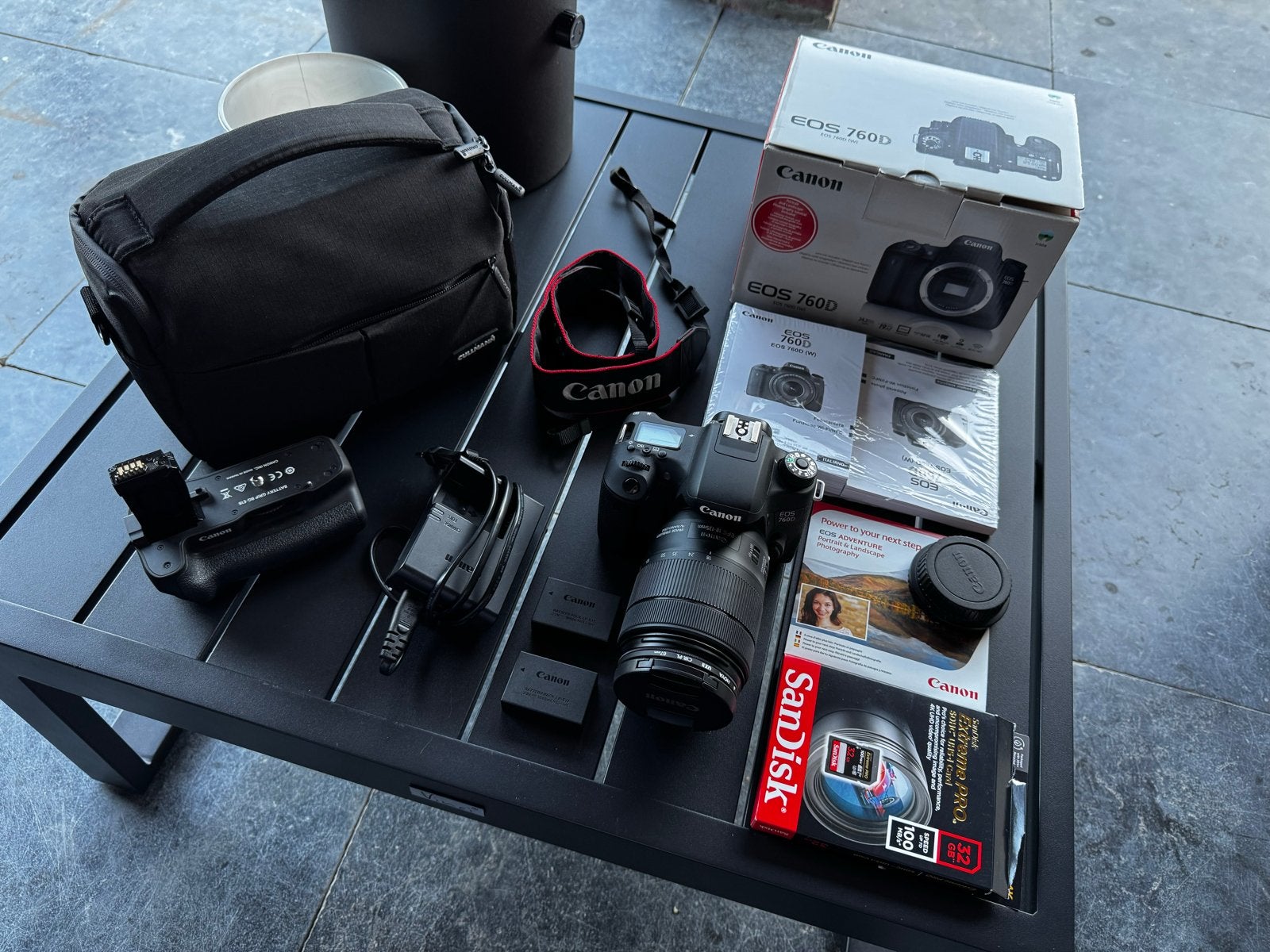 Canon EOS 760D spiegelreflexcamera met 18-135mm lens, Audio, Tv en Foto, Fotocamera's Digitaal, Ophalen, Spiegelreflex, Canon