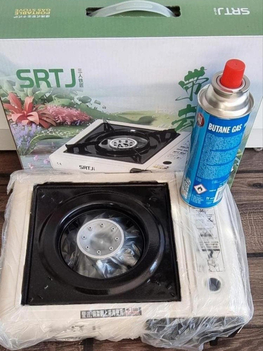 Compact Camping Gasstel 2500W met 2x Butaan Gas, Ophalen of Verzenden
