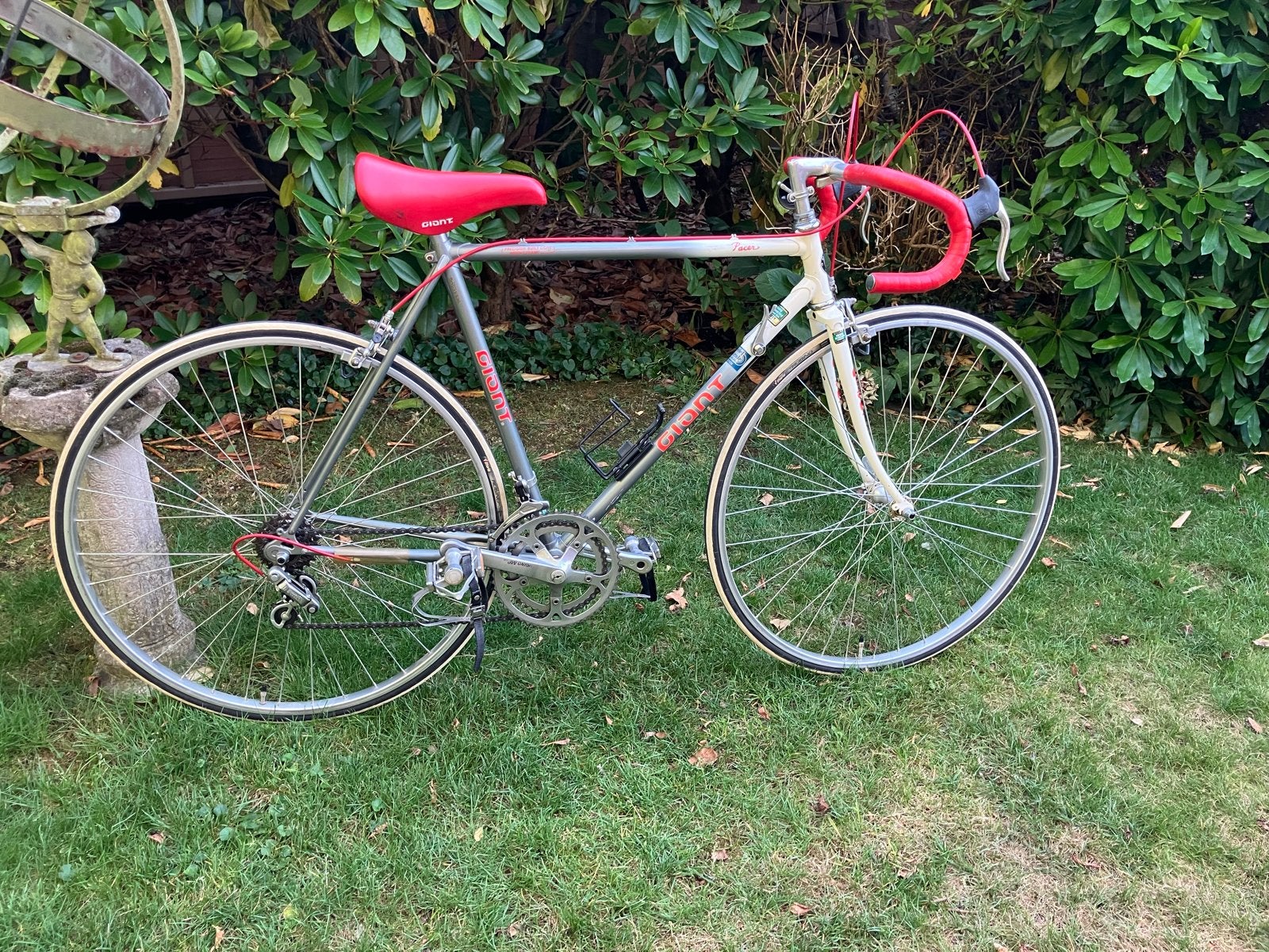 Giant Pacer Retro Racefiets met Witte Banden, Ophalen, 28 inch, Gebruikt, Giant