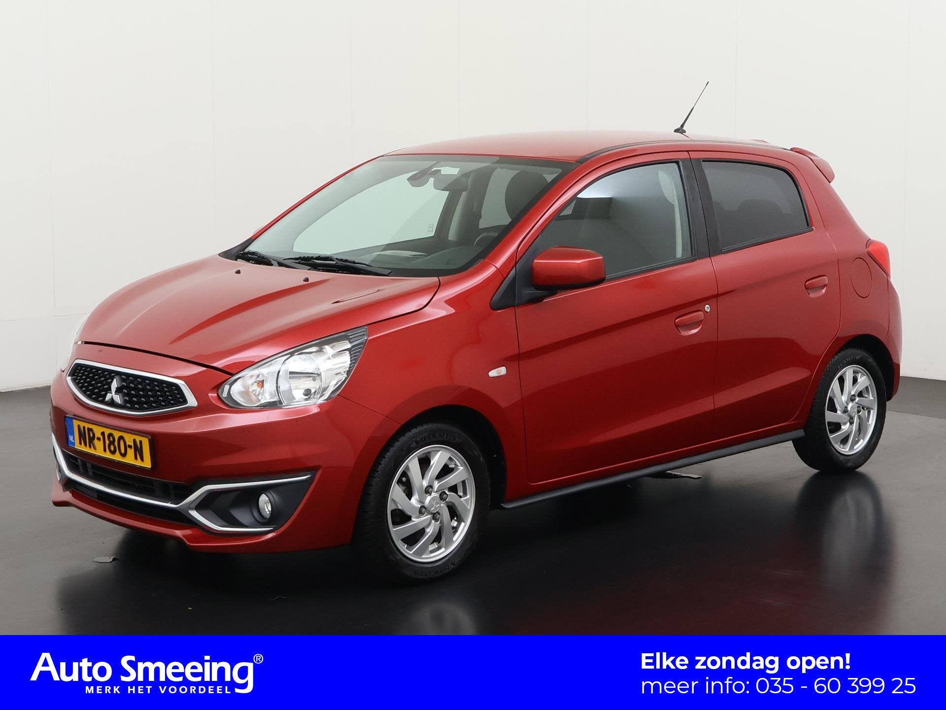 Mitsubishi Space Star 1.0 Intense Automaat | Apple/Android C, 12 maanden, Stof, Gebruikt, Euro 6