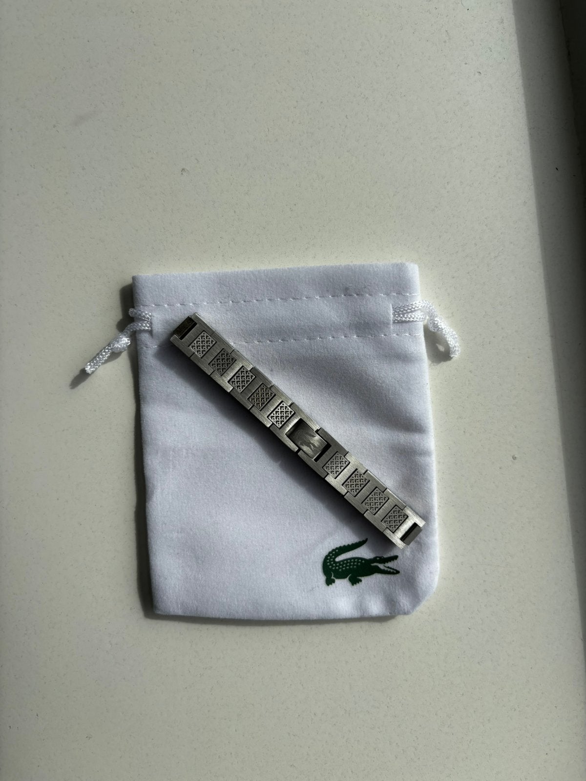 Lacoste armband zilver, Ophalen of Verzenden, Nieuw, Overige kleuren, Jongen
