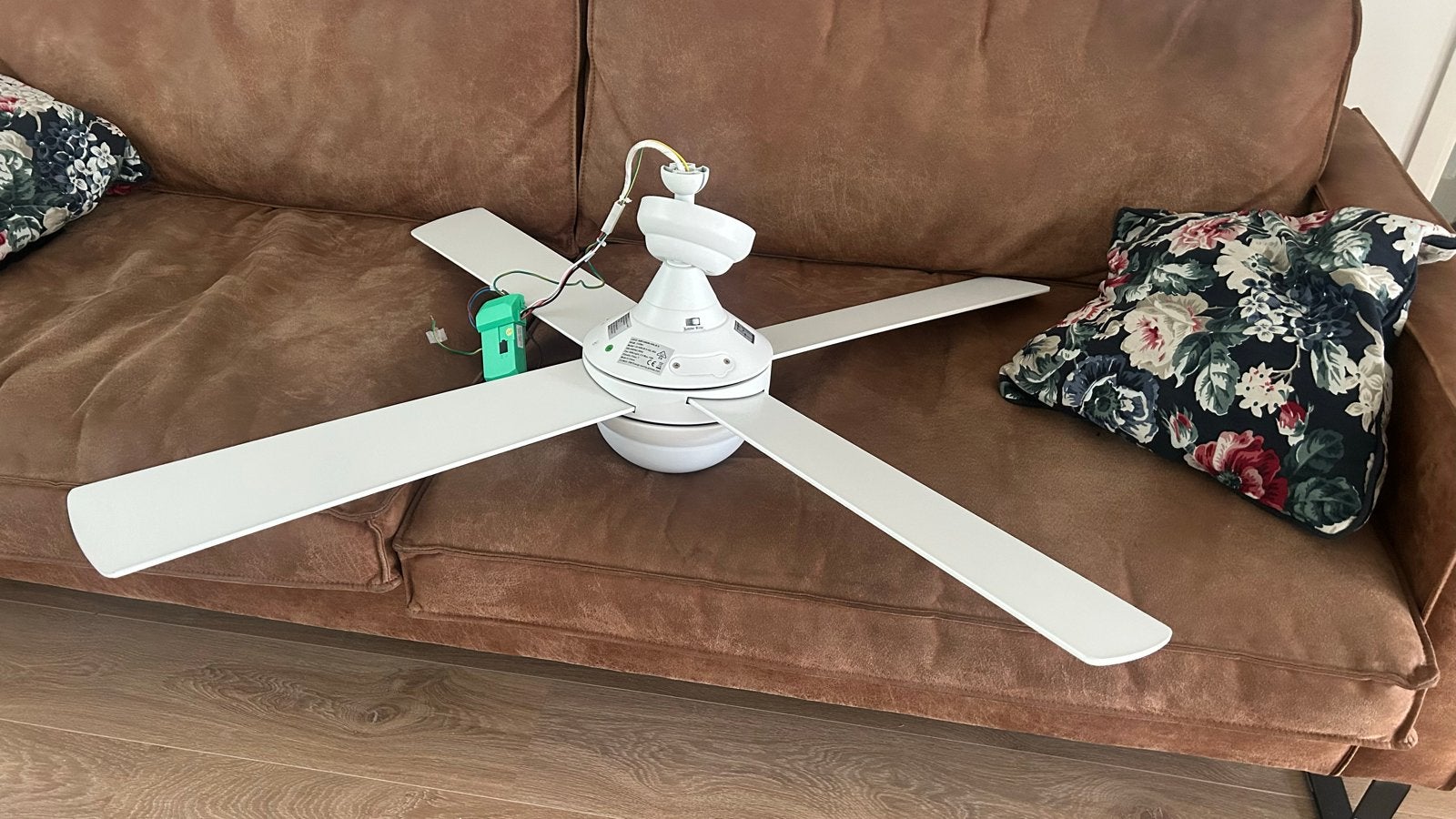 3 plafondventilatoren met verlichting en afstandsbediening, Ophalen, Ventilator met afstandsbediening, Gebruikt, Plafondventilator