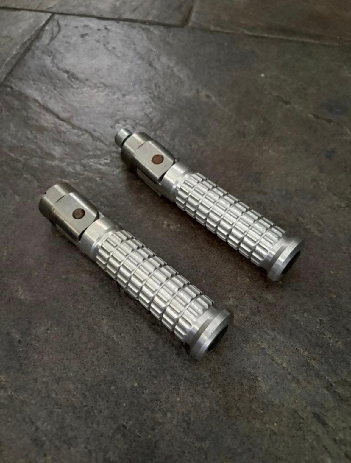 Originele duo steps voetsteunen Honda Valkyrie F6C, Motoren, Ophalen, Gebruikt