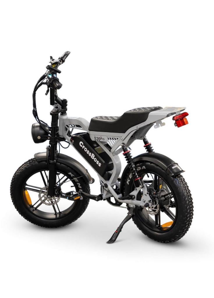 CrossBoss S20 Pro Nardo Grey E-bike, Fietsen en Brommers, Elektrische fietsen, Overige merken, Ophalen of Verzenden, Zo goed als nieuw