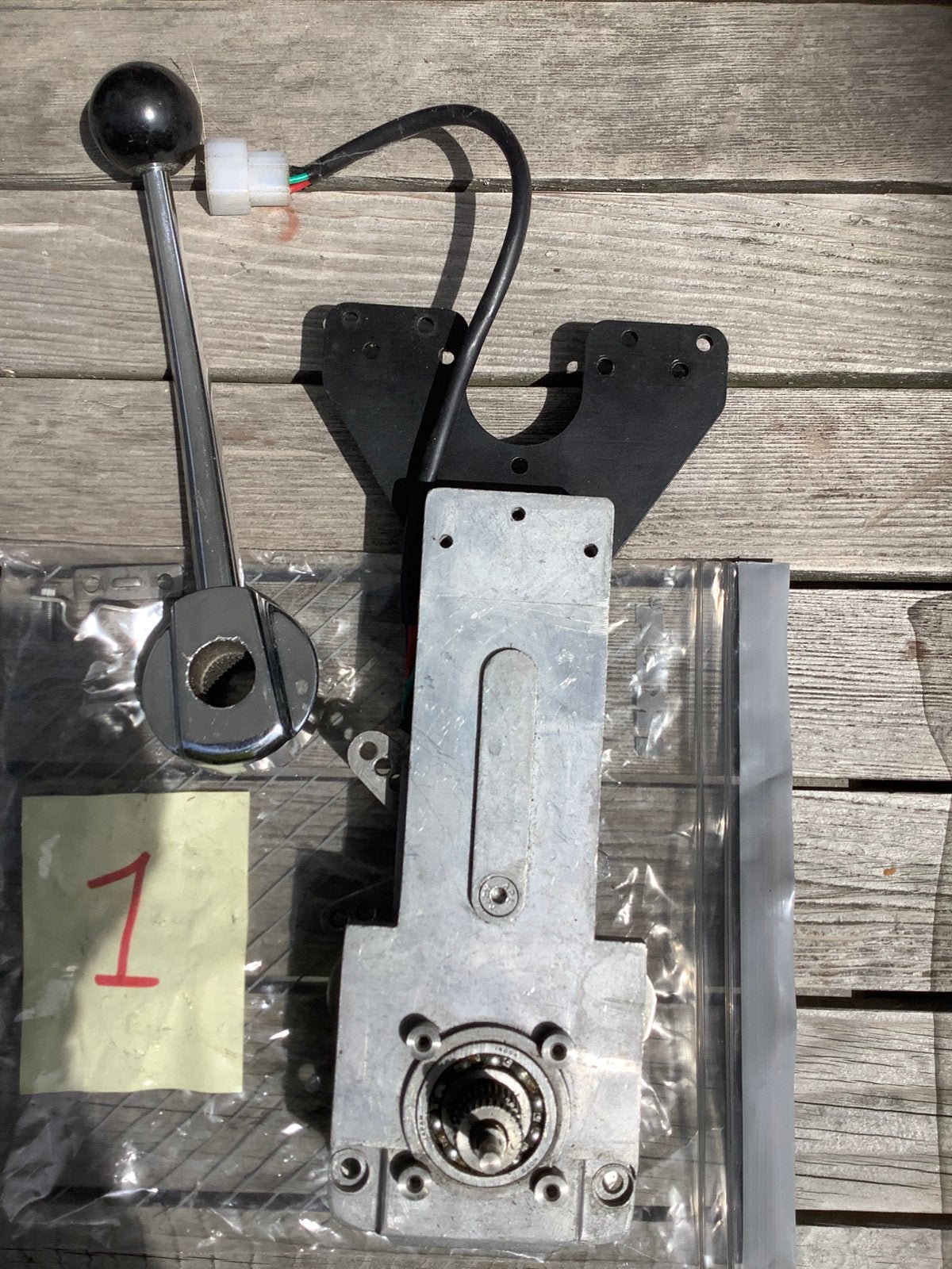 Gas- en koppeling gashendel handle voor buitenboordmotor, Ophalen of Verzenden, Gebruikt, Motor en Techniek