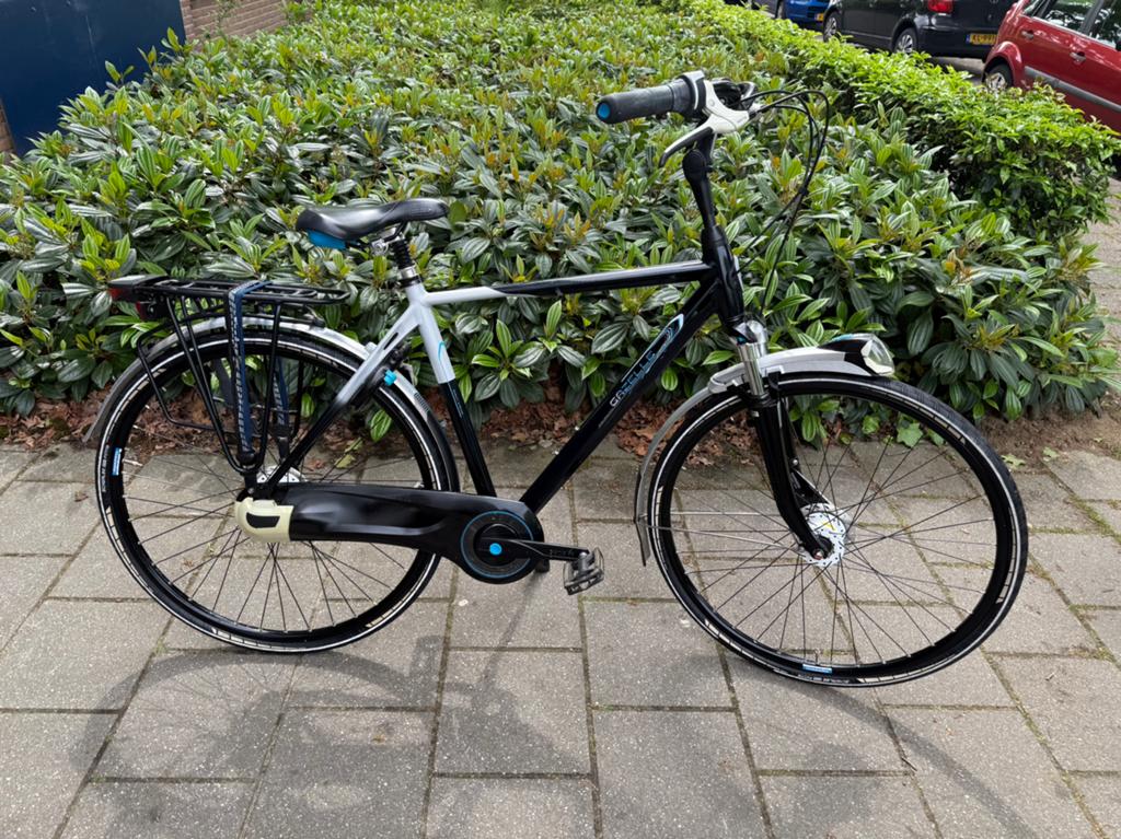 Te koop Nette Gazelle Eclipse Herenfiets 53 cm 8 versn, Ophalen, Versnellingen, Zo goed als nieuw, Gazelle