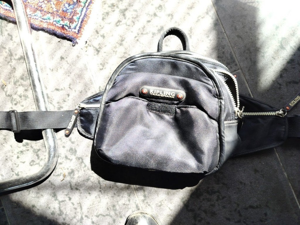 Kipling Heuptas originele classic, Ophalen, Zo goed als nieuw, Zwart, Overige typen