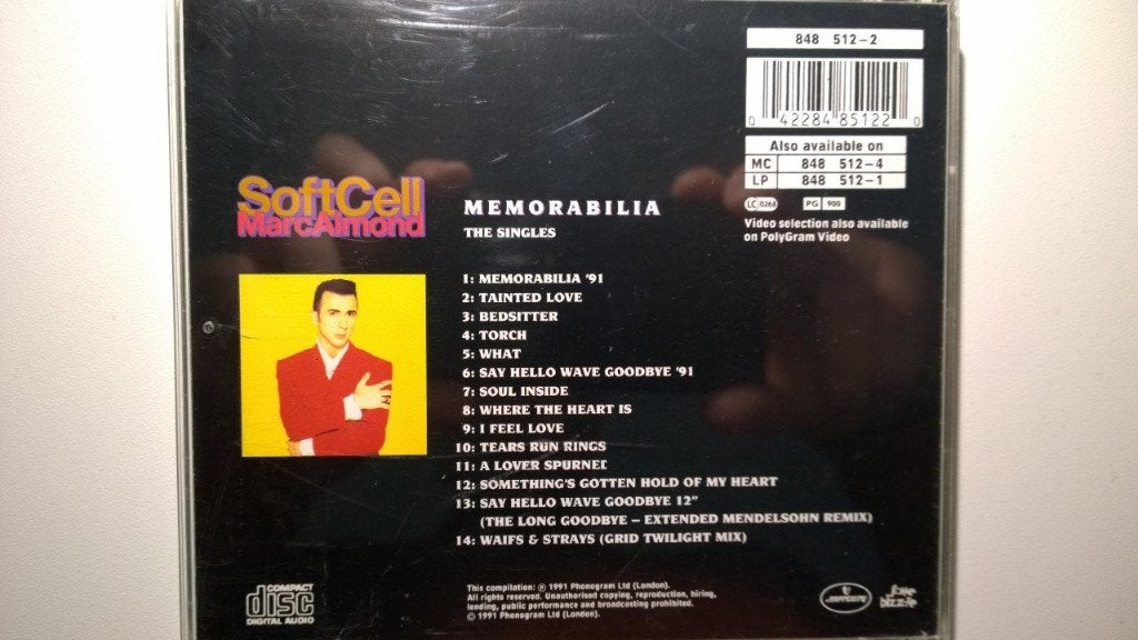 Soft Cell & Marc Almond - Memorabilia The Singles, Ophalen of Verzenden, Zo goed als nieuw, Pop, Album