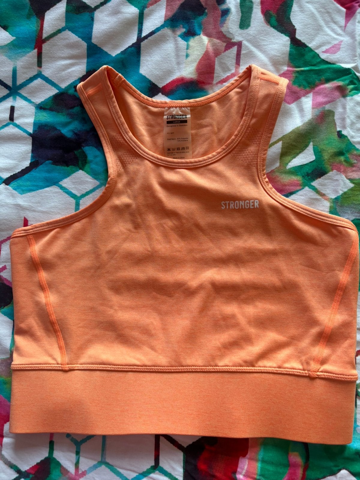 Sportkleding. Top. Merk: Stronger. Maat L, Maat 38/40 (M), Zwart, Ophalen of Verzenden, Fitness of Aerobics