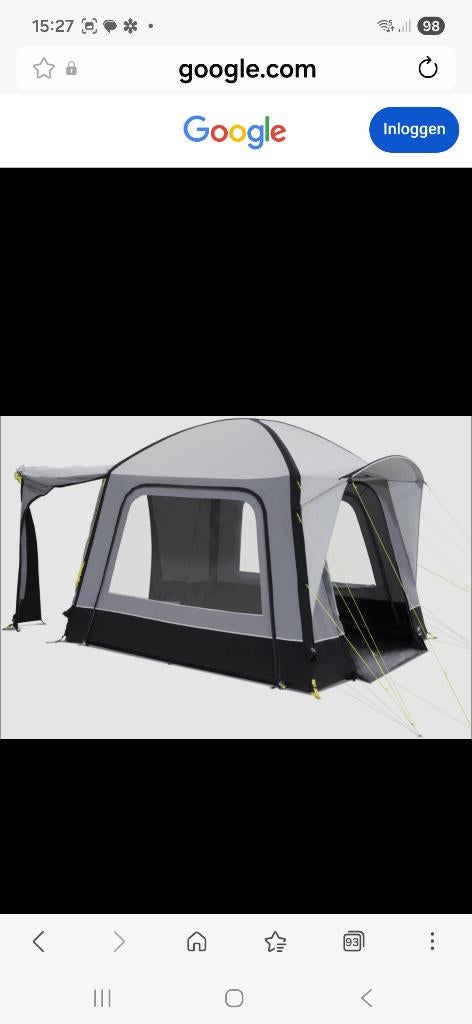 Kampa Crossair TC opblaas camper bustent., Caravans en Kamperen, Camper-accessoires, Nieuw, Ophalen