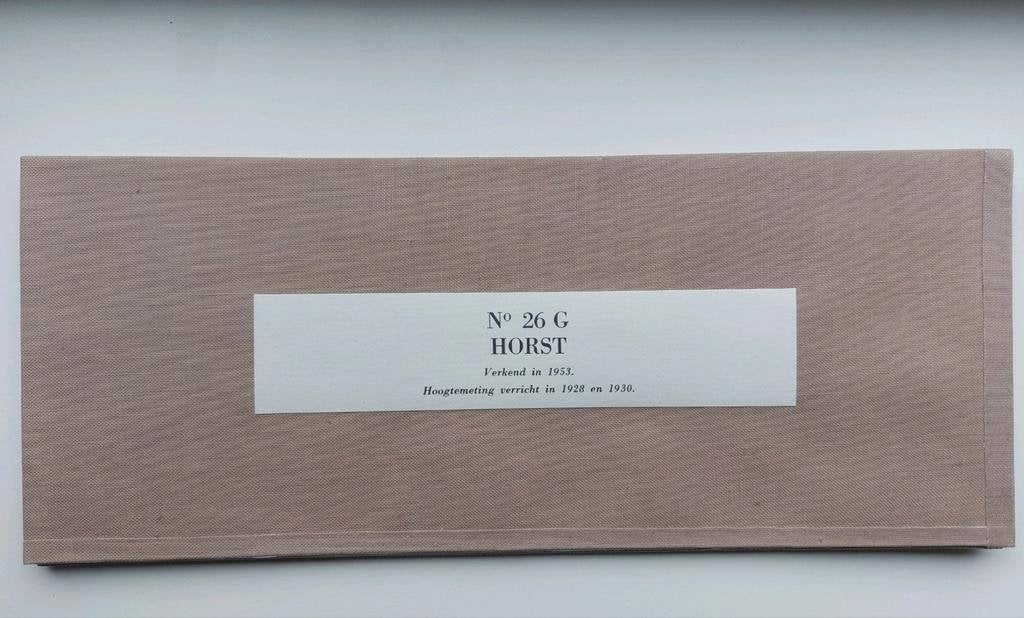 26G stafkaart uit 1955 Horst met o.a. 's Heerenloo, Ophalen of Verzenden, 1800 tot 2000, Nederland, Staat de Nederlanden