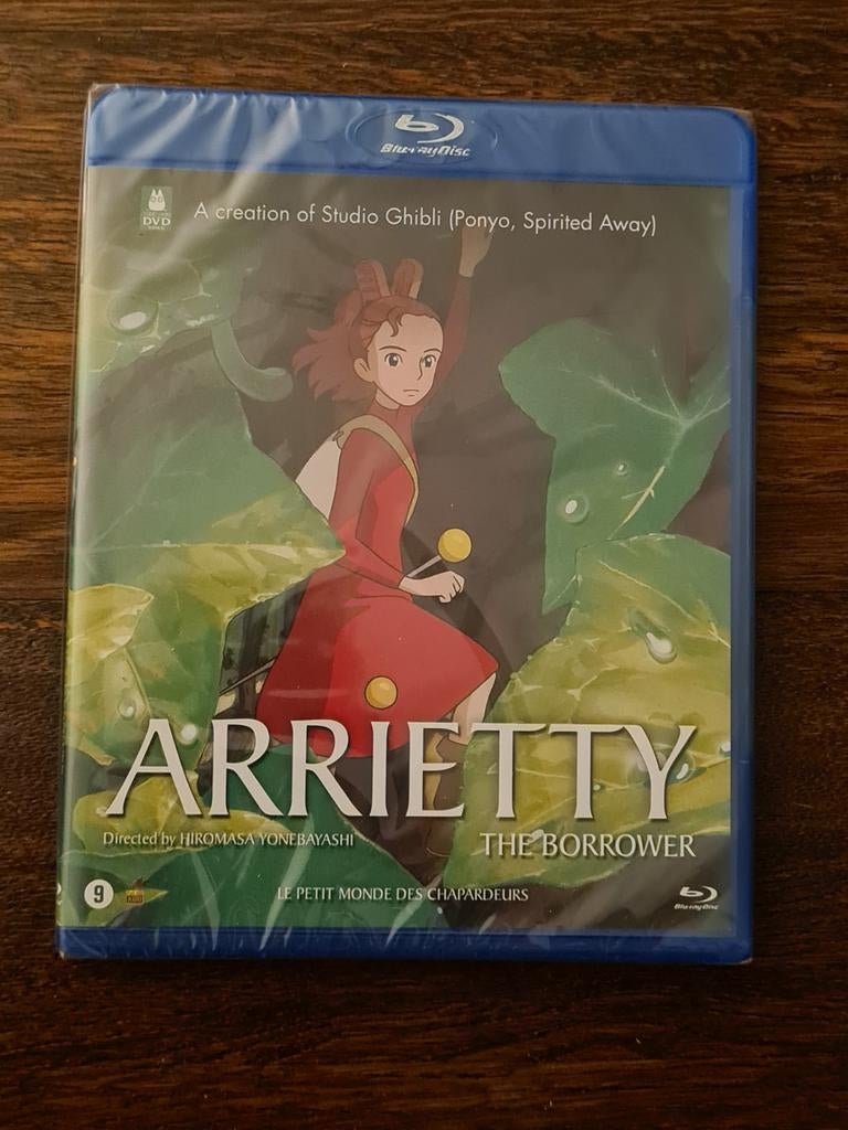 Arrietty The Borrower Blu-ray - Studio Ghibli, Ophalen of Verzenden, Nieuw in verpakking