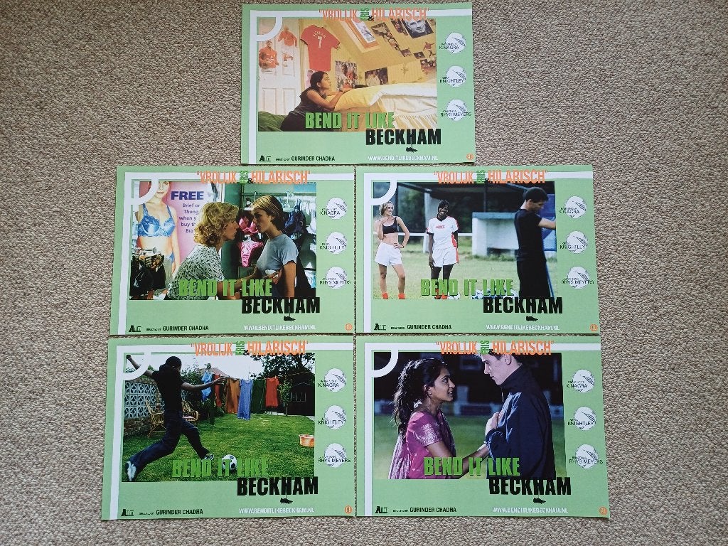 BEND   IT   LIKE   BECKHAM     lobbycard set., Verzenden, Nieuw, A1 t/m A3, Film en Tv