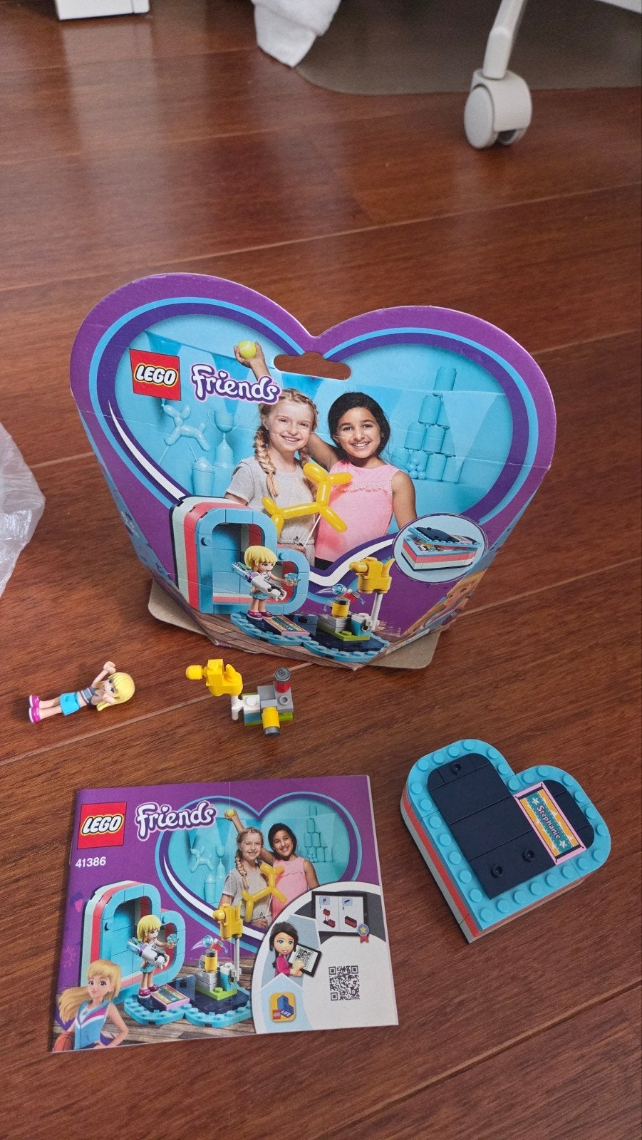 Lego Friends 41386 Stephanie's Zomerhartdoosje, Lego, Friends, Ophalen of Verzenden, Zo goed als nieuw