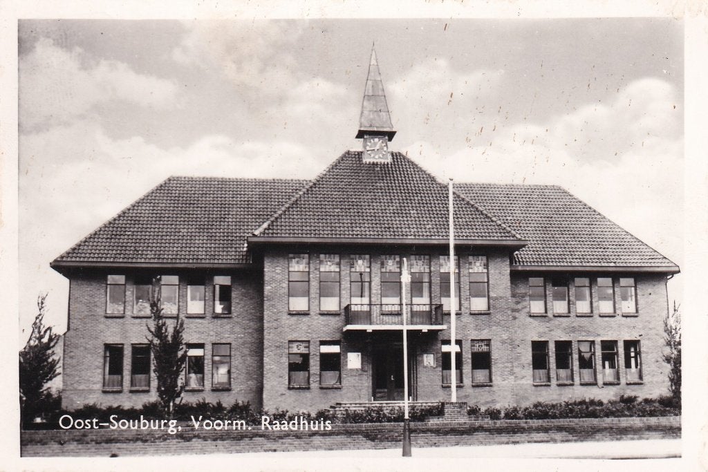 Oost-Souburg voormalig stadhuis, Verzenden, 1960 tot 1980, Ongelopen, Zeeland