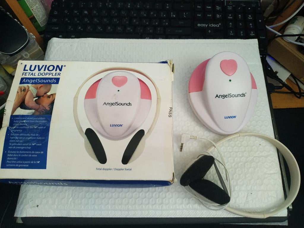 Luvion Angelsound Doppler, Kinderen en Baby's, Babyfoons, Ophalen of Verzenden, Gebruikt, 100 tot 250 meter
