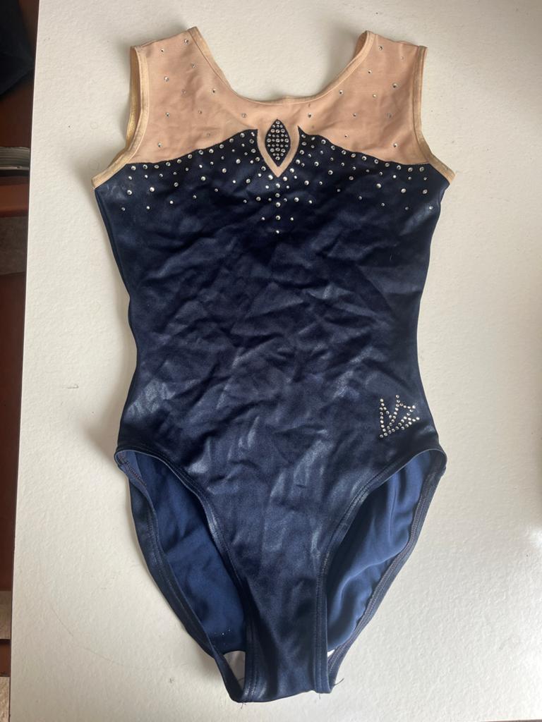 Turnpakje met bijpassend broekje, Blauw, Maat 36 t/m 42, Ophalen of Verzenden, Zo goed als nieuw