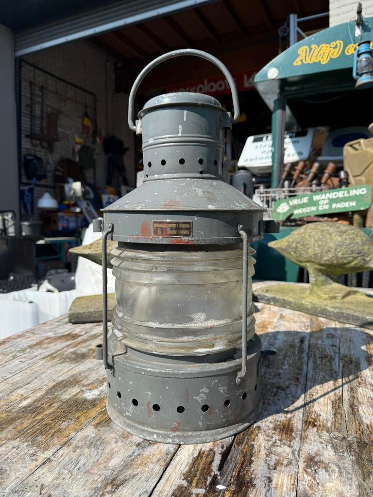 Scheepslamp, Verzamelen, Scheepvaart, Gebruikt, Overige typen, Ophalen of Verzenden