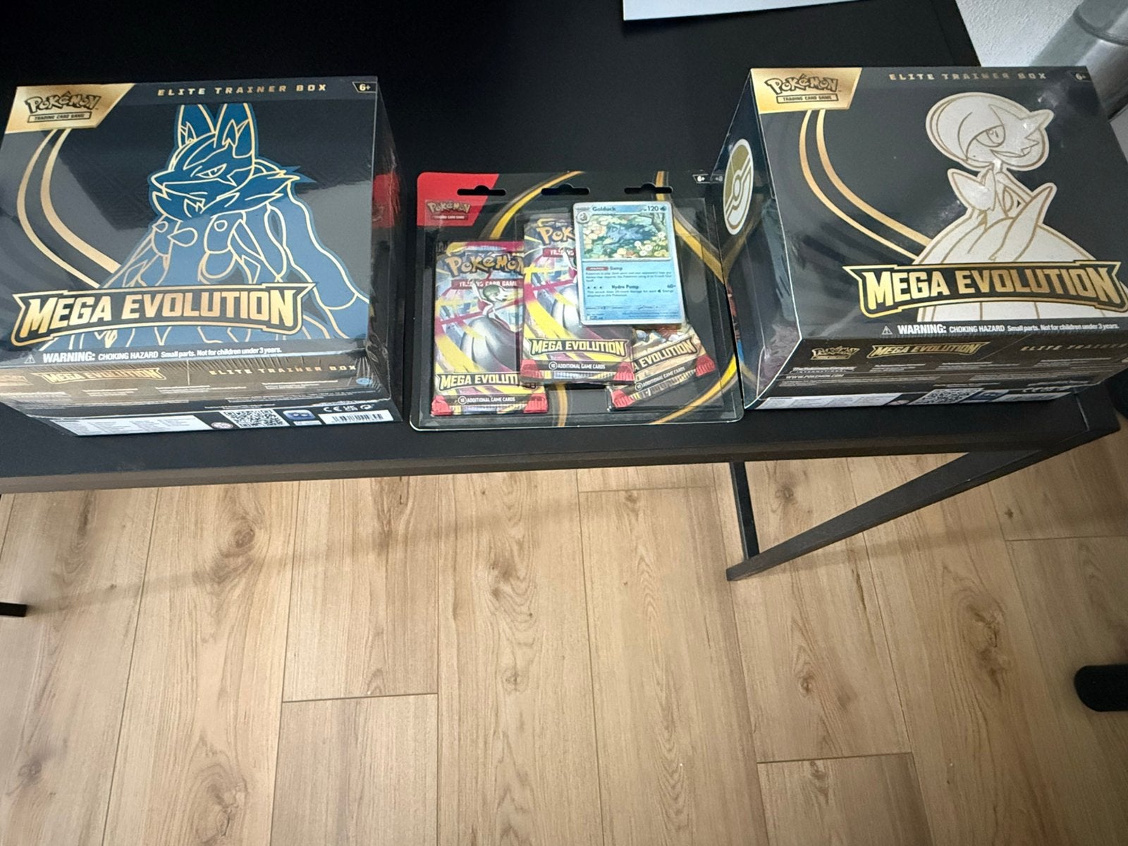 2 x Pokémon Mega Evolution  ETB's Golduck 3-pack blister, Ophalen, Nieuw