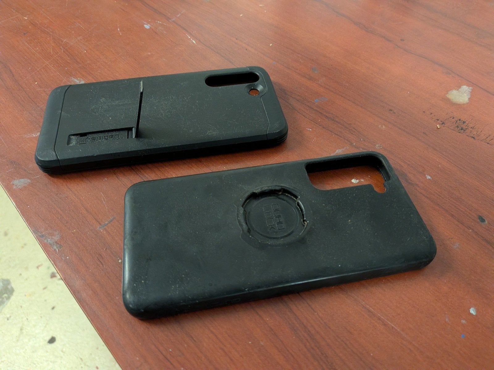 Telefoonhoezen S21 - Quadlock+een met standaard, Ophalen