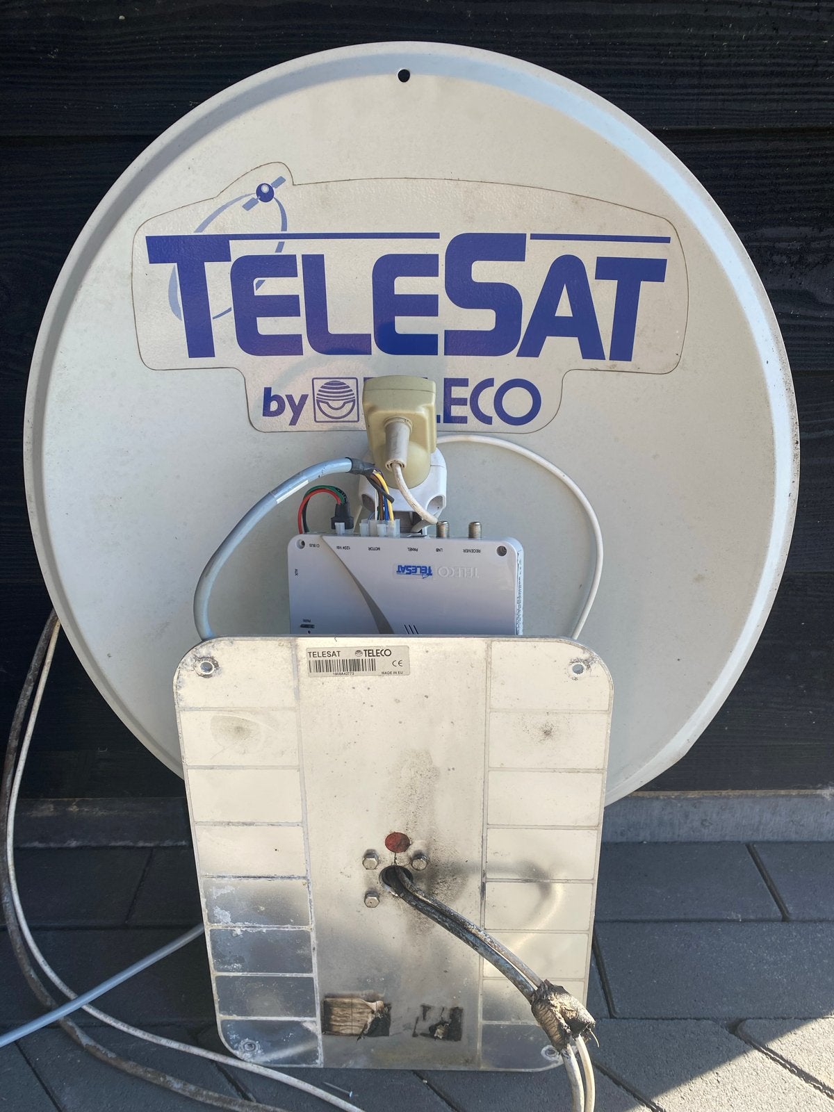 Telesat schotelantenne met Teleco besturing, Audio, Tv en Foto, Schotelantennes, Ophalen, Gebruikt, (Schotel)antenne, Overige merken