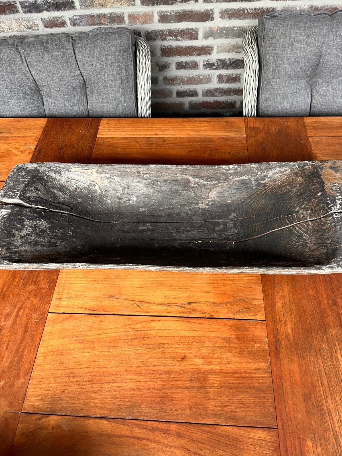 Oude houten trog, Antiek en Kunst, Ophalen of Verzenden