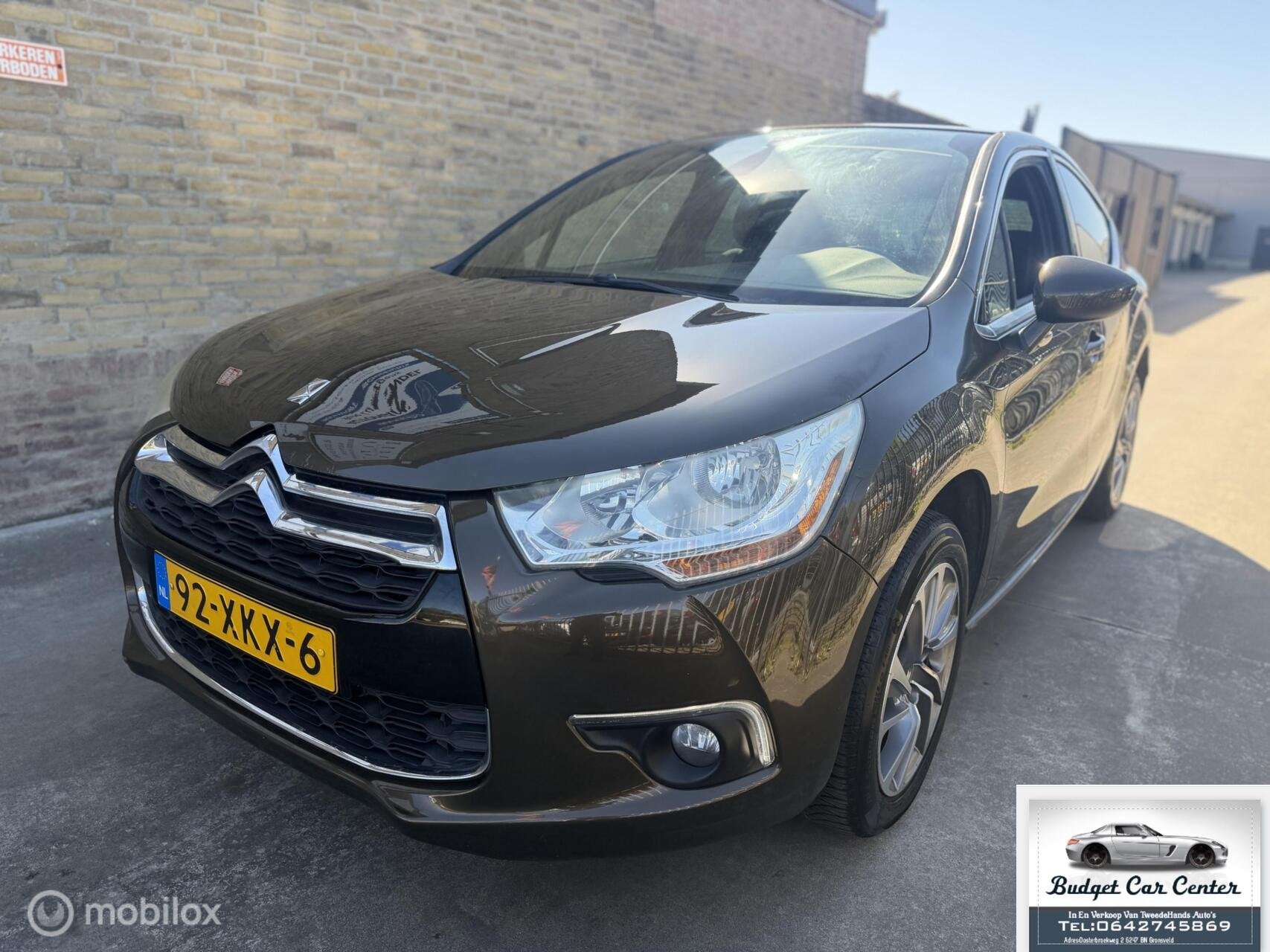 Citroen DS4 1.6 VTi Chic, Auto's, Euro 5, Gebruikt, 4 cilinders, Bruin