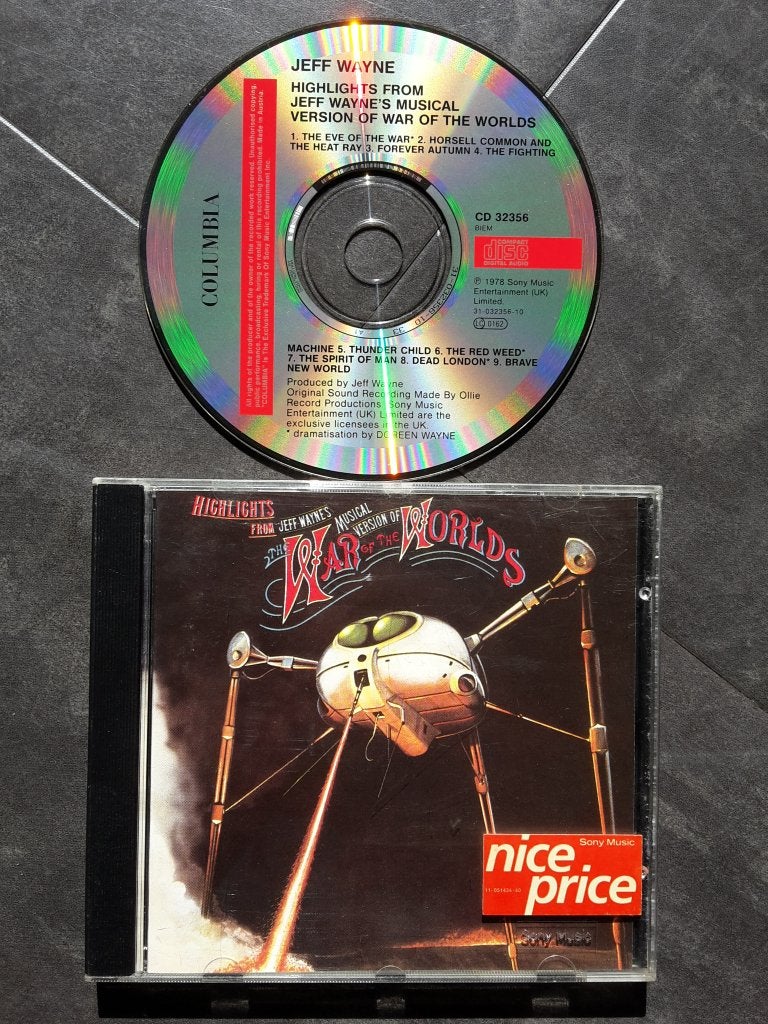 CD - Jeff Wayne - The War Of The Worlds, Soundtrack, Ophalen of Verzenden, Zo goed als nieuw, Soundtrack