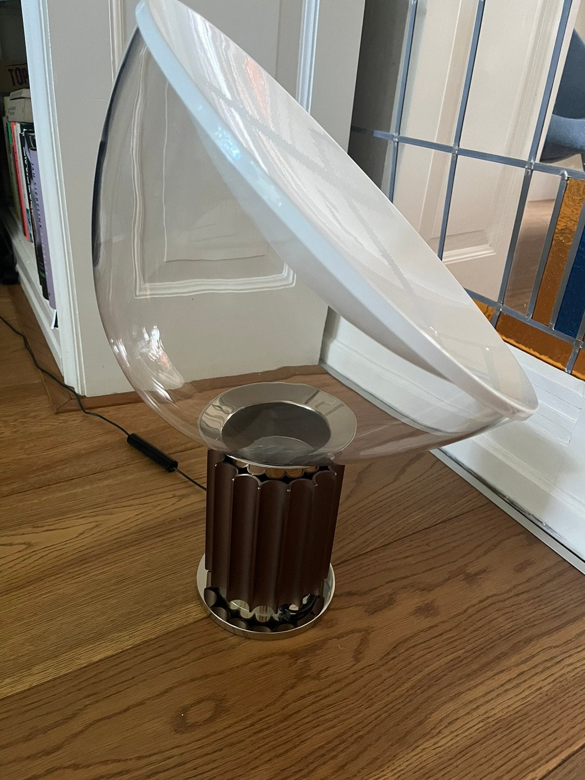 Flos Taccia small led brons zgan, Ophalen, Zo goed als nieuw, Glas