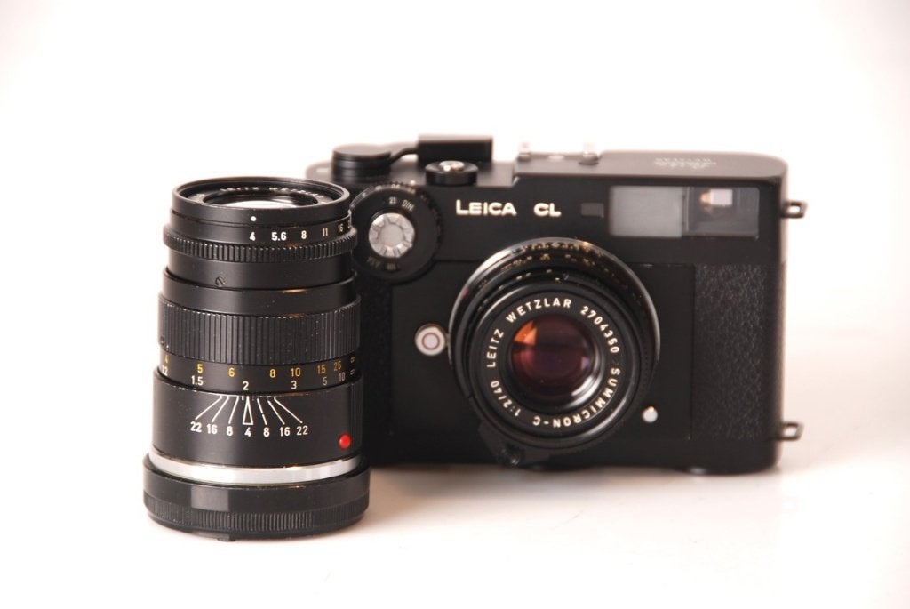 LEICA CL + 40/2.0 SUMMICRON-C + 90/4.0 ELMAR-C, Ophalen of Verzenden, Compact, Leica