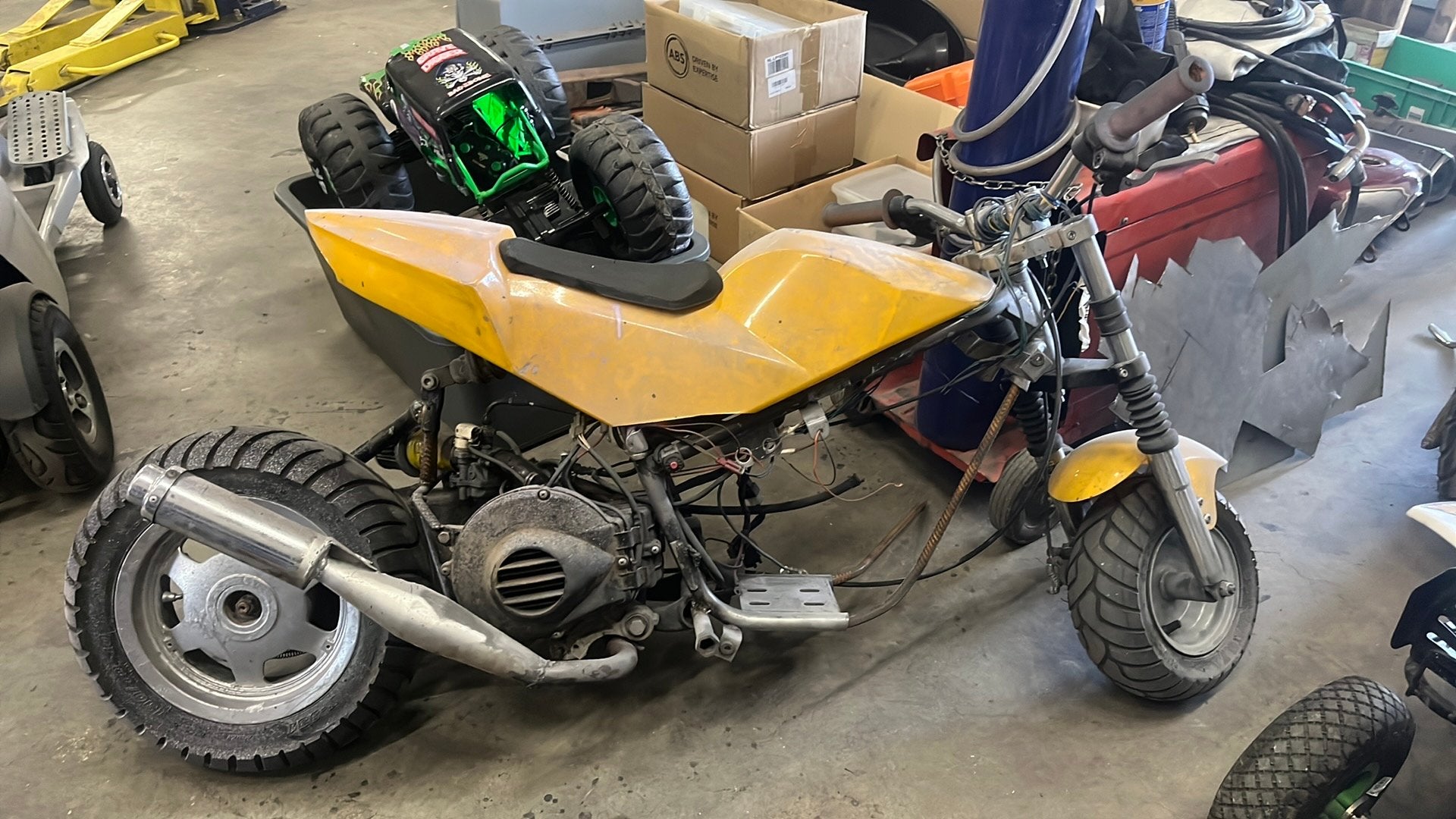 Zelfbouw midibike. Aprillia minarelli 2 takt, Ophalen, Gebruikt, Overige typen, 50 cc