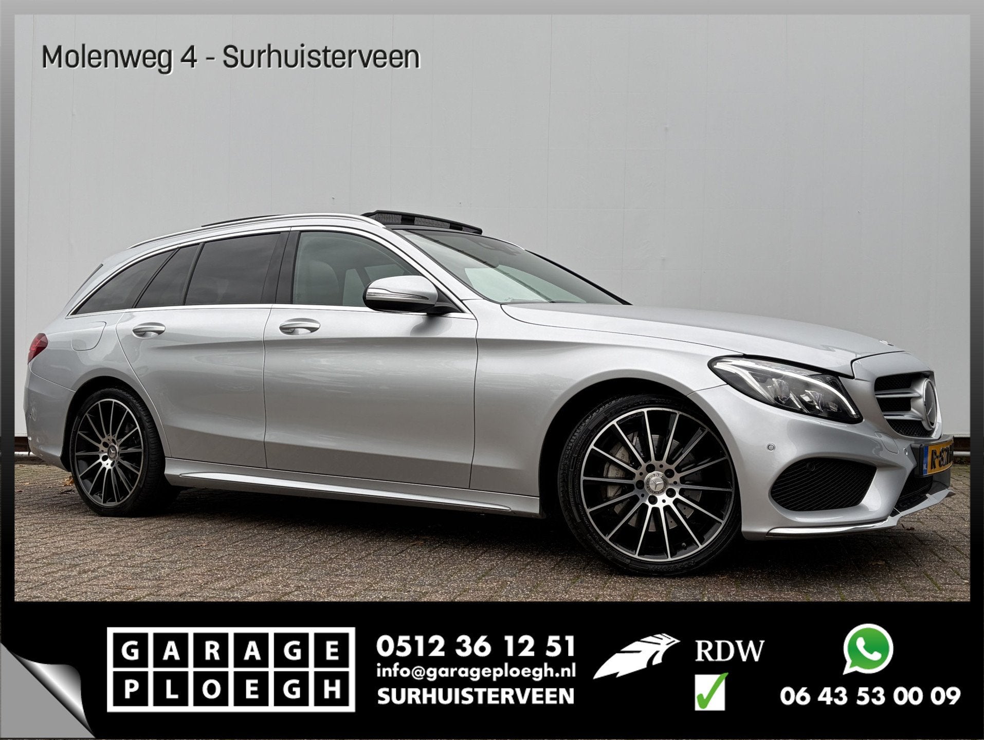 Mercedes-Benz C-Klasse Estate 400 4MATIC AMG 334PK Pano Burm, Euro 6, 334 pk, 2996 cc, Leder
