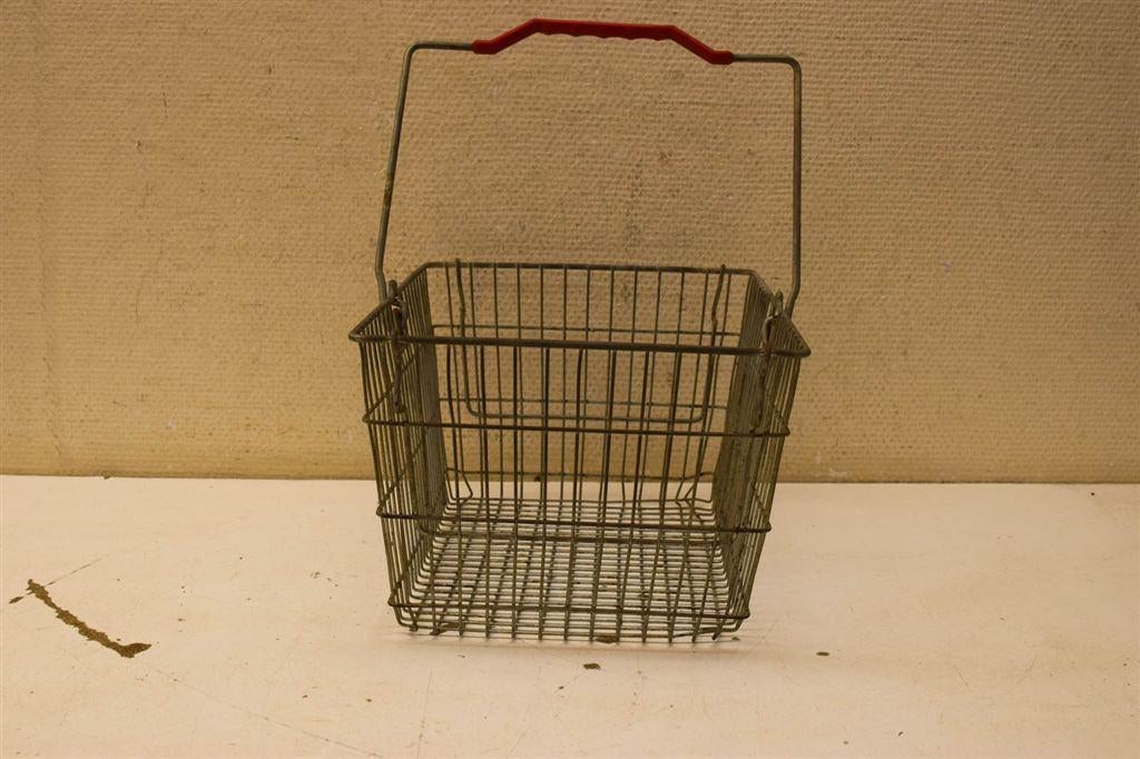 Vintage Metalen Winkelmandje 49075, Minder dan 50 cm, Gebruikt, Ophalen of Verzenden, Minder dan 100 cm
